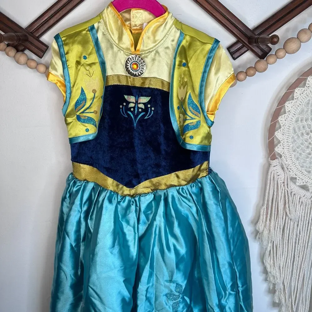 Disney Store Frozen Anna Coronation Costume Dress